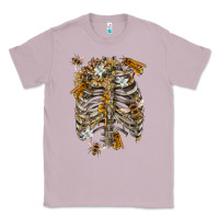 Lilac Flower rib cage bees Classic Tee - RanaPortraitStore