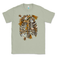 Matcha Flower rib cage bees Classic Tee - RanaPortraitStore