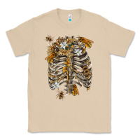 Mushroom Flower rib cage bees Classic Tee - RanaPortraitStore