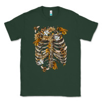 Sports Green Flower rib cage bees Classic Tee - RanaPortraitStore