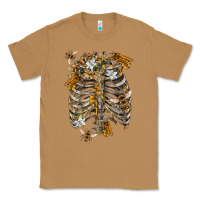 Toasted Coconut Flower rib cage bees Classic Tee - RanaPortraitStore