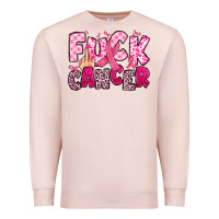 Pale Pink fuck cancer Premium Sweatshirt - JahusDesignShop