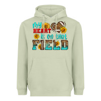 Matcha my heart is on that field american football Heavyweight Hoodie - HRA Design Shop