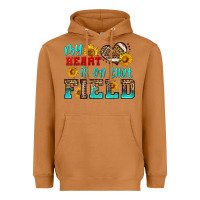 Meerkat my heart is on that field american football Heavyweight Hoodie - HRA Design Shop