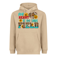 Mushroom my heart is on that field american football Heavyweight Hoodie - HRA Design Shop