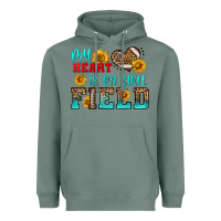 Sage my heart is on that field american football Heavyweight Hoodie - HRA Design Shop