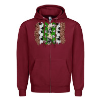 Burgundy soccer brushstroke Zipper Hoodie - Zillion Design Studio
