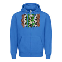 True Royal soccer brushstroke Zipper Hoodie - Zillion Design Studio