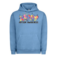 Pigment Pebble Blue autism awareness Urban Hoodie - MaliasSmallBusiness