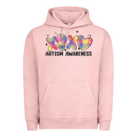 Pigment Salmon autism awareness Urban Hoodie - MaliasSmallBusiness