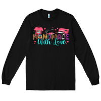 Black handmade with love Long Sleeve Tee - RanaPortraitStore