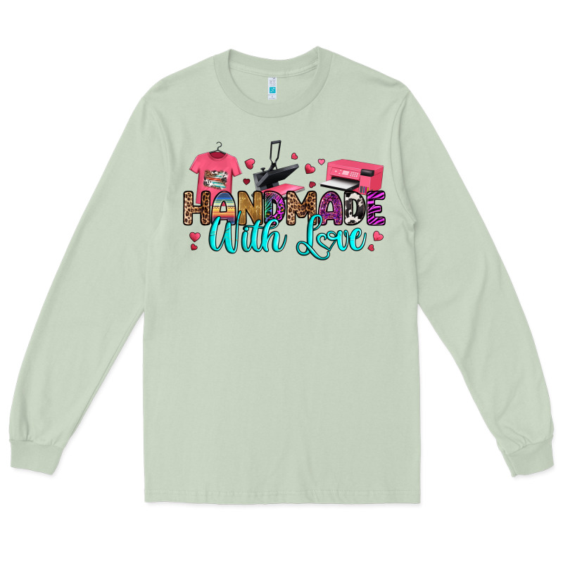 Handmade With Love Long Sleeve Tee by RanaPortraitStore | Teevron