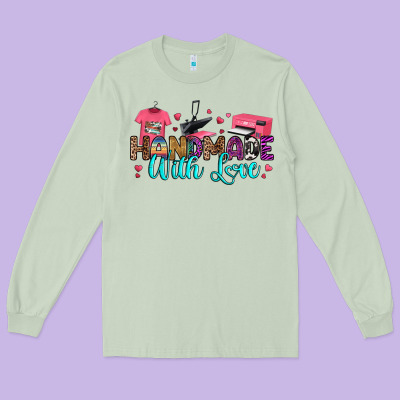 Long Sleeve Tee handmade with love