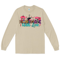 Mushroom handmade with love Long Sleeve Tee - RanaPortraitStore