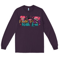 Plum handmade with love Long Sleeve Tee - RanaPortraitStore