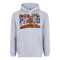 Heather Grey loud and proud football mom Heavyweight Hoodie - HRA Design Shop