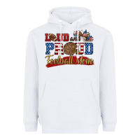 White loud and proud football mom Heavyweight Hoodie - HRA Design Shop