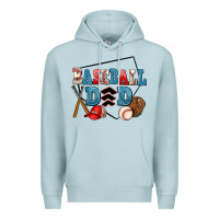 Blue Mist baseball dad Premium Hoodie - AdoDesignShop