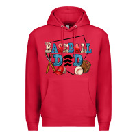 Cardinal baseball dad Premium Hoodie - AdoDesignShop