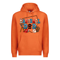 Carrot baseball dad Premium Hoodie - AdoDesignShop