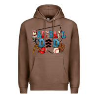 Chestnut baseball dad Premium Hoodie - AdoDesignShop