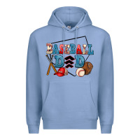 Colony Blue baseball dad Premium Hoodie - AdoDesignShop