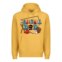 Mustard baseball dad Premium Hoodie - AdoDesignShop