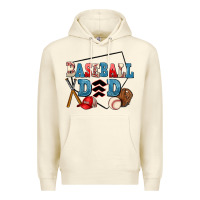 Sandshell baseball dad Premium Hoodie - AdoDesignShop