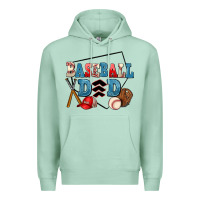 Seafoam baseball dad Premium Hoodie - AdoDesignShop