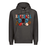 Smoke baseball dad Premium Hoodie - AdoDesignShop