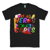 Black not all heros wear capes Classic Tee - Zillion Design Studio