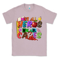 Lilac not all heros wear capes Classic Tee - Zillion Design Studio