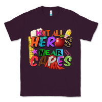 Plum not all heros wear capes Classic Tee - Zillion Design Studio