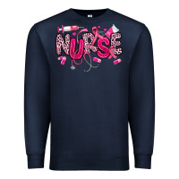 Navy breast cancer nurse Premium Sweatshirt - JahusDesignShop