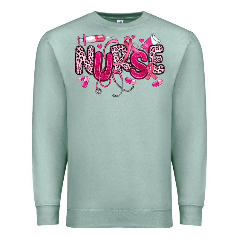 Breast Cancer Nurse Premium Sweatshirt by JahusDesignShop | Teevron