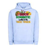Pigment Grape Ice i enjoy romantic walks to the taco truck Urban Hoodie - MaliasSmallBusiness
