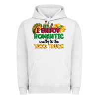 Pigment Lunar Rock i enjoy romantic walks to the taco truck Urban Hoodie - MaliasSmallBusiness