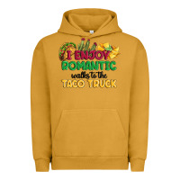 Pigment Peanut Butter i enjoy romantic walks to the taco truck Urban Hoodie - MaliasSmallBusiness