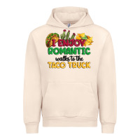 Sandshell i enjoy romantic walks to the taco truck Urban Hoodie - MaliasSmallBusiness