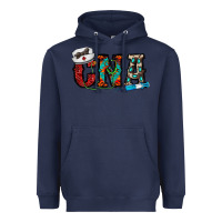 Navy cna Heavyweight Hoodie - CowhideDigitalArt