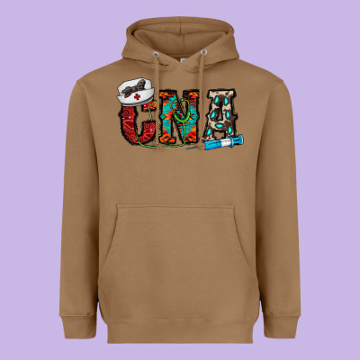 Cna Heavyweight Hoodie Designed By Cowhidedigitalart