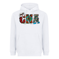 White cna Heavyweight Hoodie - CowhideDigitalArt