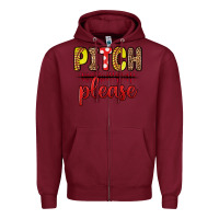 Burgundy pitch please Zipper Hoodie - Zillion Design Studio