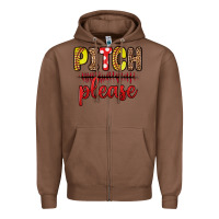 Chestnut pitch please Zipper Hoodie - Zillion Design Studio
