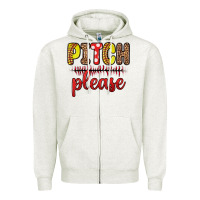 Pitch Please Zipper Hoodie | Teevron