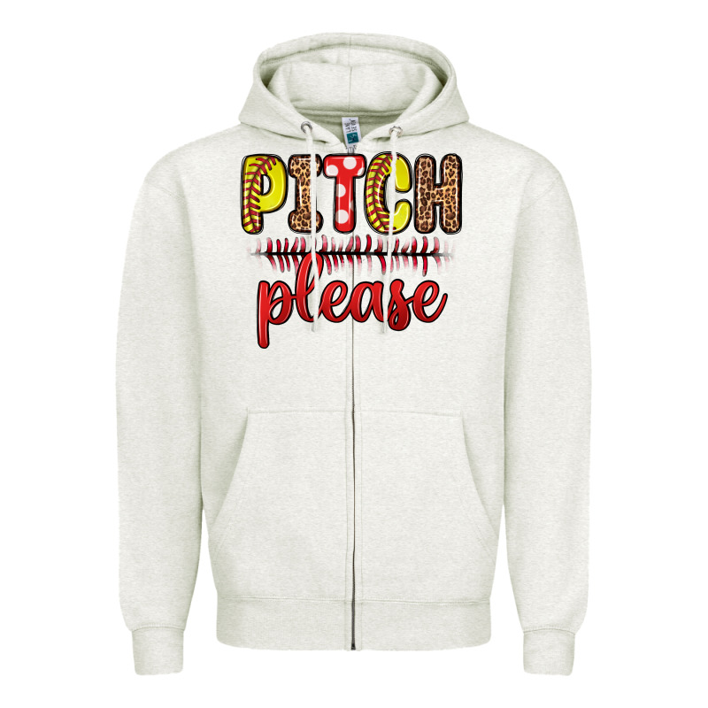 Pitch Please Zipper Hoodie by Zillion Design Studio | Teevron