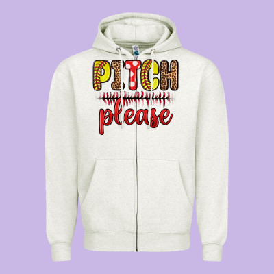 Pitch Please Zipper Hoodie Designed By Zillion Design Studio