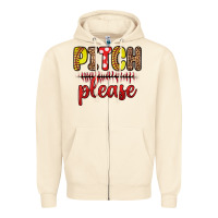 Sandshell pitch please Zipper Hoodie - Zillion Design Studio