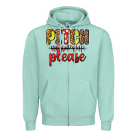 Seafoam pitch please Zipper Hoodie - Zillion Design Studio