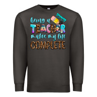 Smoke being a teacher makes my life complate Premium Sweatshirt - AdoDesignShop